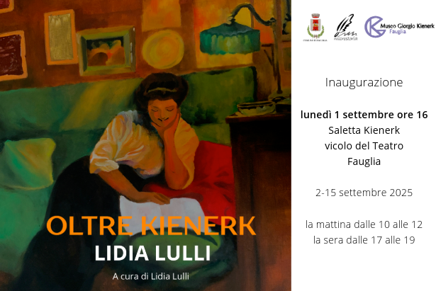La locandina della mostra, la data di inaugurazione e gli orari di apertura La locandina della mostra, la data di inaugurazione e gli orari di apertura