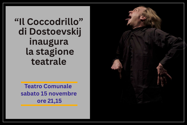 Un'immagine di Tommaso Taddei durante "Il Coccodrillo"