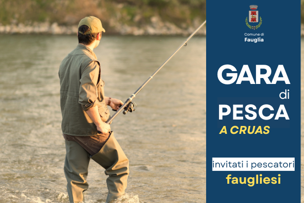 La grafica con cui si annuncia la gara di pesca a Cruas