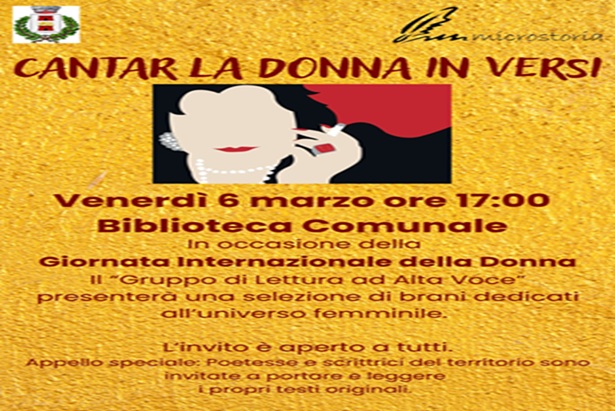 locandina evento 6 marzo in biblioteca