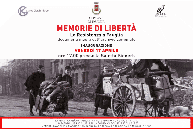 La locandina dell'evento Memorie di Libertà