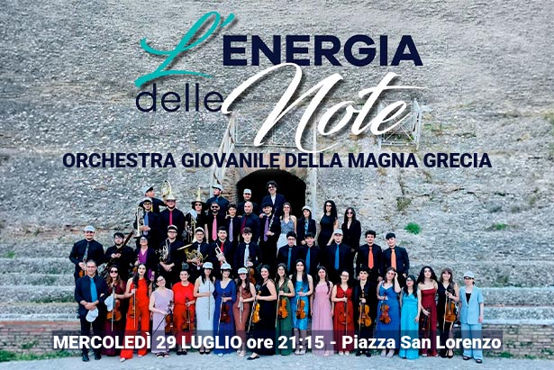 L'Orchestra Giovanile della Magna Grecia al centro della grafica