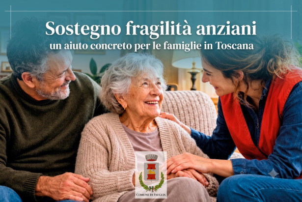 La grafica relativa al Sostegno fragilità anziani della Regione Toscana
