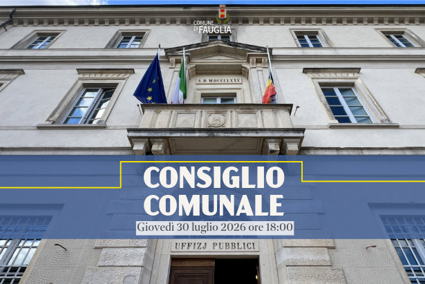 La grafica di convocazione del Consiglio Comunale