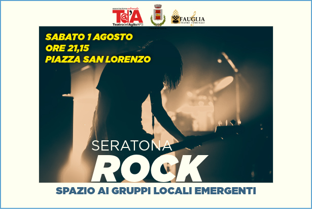 La grafica relativa alla Seratona rock in piazza San Lorenzo