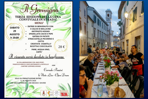 La grafica relativa all'evento del 29 agosto e una foto dell'edizione 2025