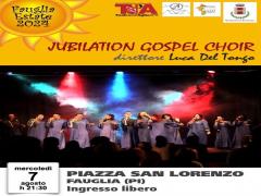 JUBILATION GOSPEL CHOIR - 7 AGOSTO ORE 21.30 PIAZZA SAN LORENZO