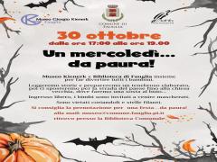 30 OTTOBRE - UN MERCOLEDI'....DA PAURA! FESTEGGIANDO HALLOWEEN